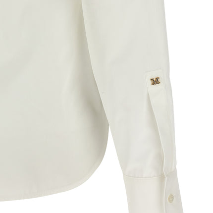 Max Mara White Cotton Blouse
