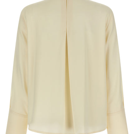 Max Mara White Silk Blouse