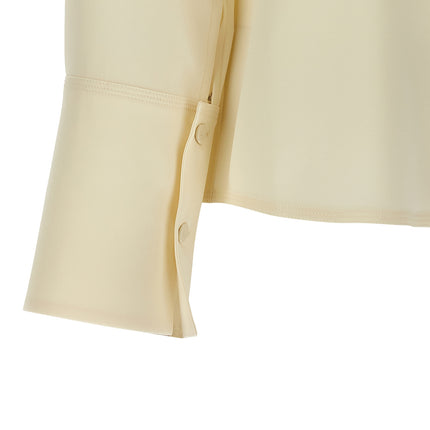 Max Mara White Silk Blouse