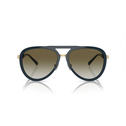 Emporio Armani Blue Metal Sunglasses