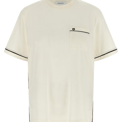Ferragamo Beige Cotton T-Shirt