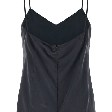 Max Mara Gray Silk Sleeveles T-Shirt