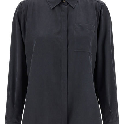 Max Mara Gray Silk Blouse