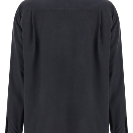Max Mara Gray Silk Blouse