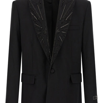 Balmain Black Virgin Wool Blazer