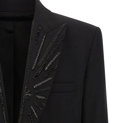 Balmain Black Virgin Wool Blazer