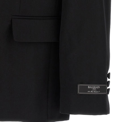 Balmain Black Virgin Wool Blazer