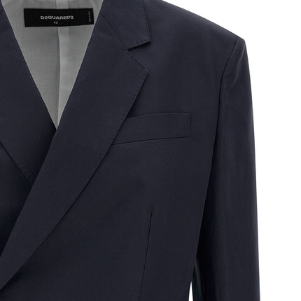 Dsquared² Blue Cotton Blazer