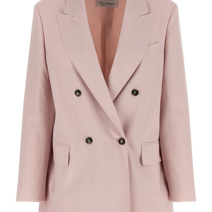 Max Mara Multicolor Virgin Wool Blazer