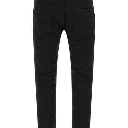 Dsquared² Black Cotton Straight-Leg Jeans