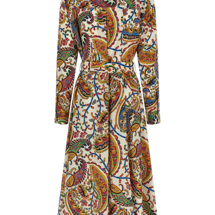 Etro Multicolor Cotton Midi Dress