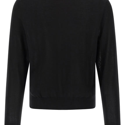 Dsquared² Black Wool Cardigan