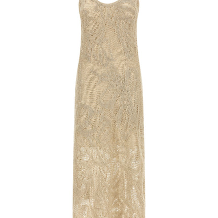 Brunello Cucinelli Beige Linen Long Dress