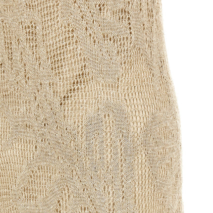 Brunello Cucinelli Beige Linen Long Dress