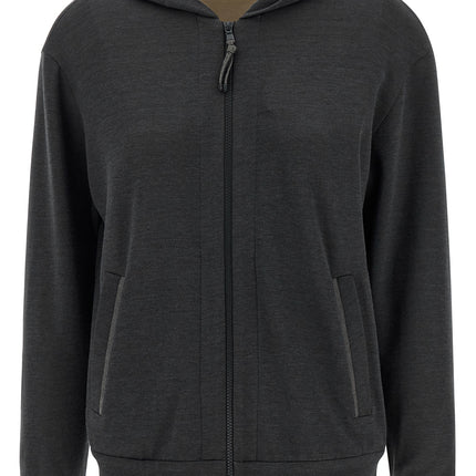 Brunello Cucinelli Gray Cotton Hoodie