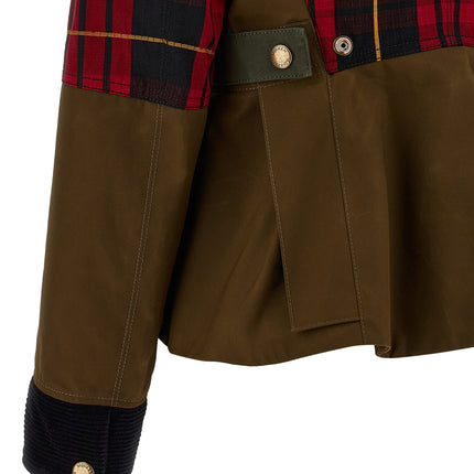 Alexander McQueen Multicolor Cotton Full-Length Jacket