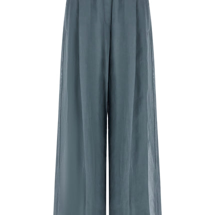 Brunello Cucinelli Blue Cotton Casual Pants