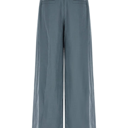 Brunello Cucinelli Blue Cotton Casual Pants