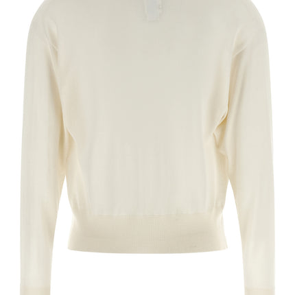 Fabiana Filippi White Cashmere Cardigan
