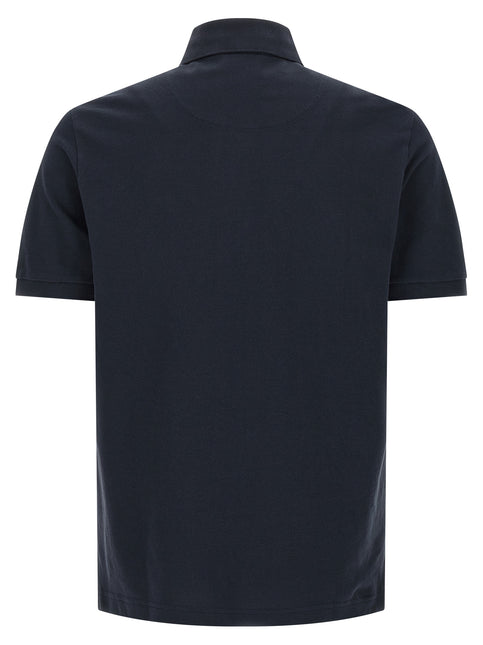 Etro Blue Cotton Polo Shirt