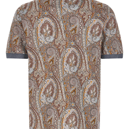 Etro Multicolor Cotton Polo Shirt