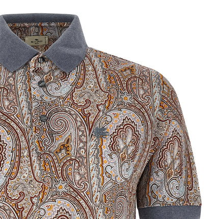 Etro Multicolor Cotton Polo Shirt