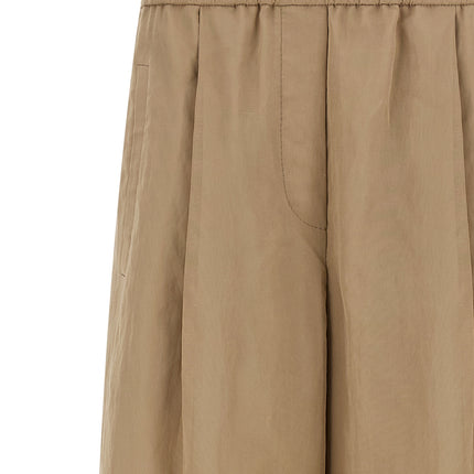 Brunello Cucinelli Beige Cotton Casual Pants