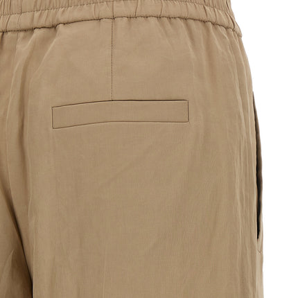 Brunello Cucinelli Beige Cotton Casual Pants