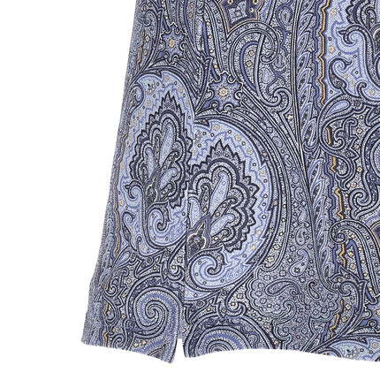 Etro Blue Cotton Polo Shirt