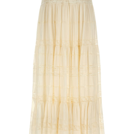 Ermanno Scervino White Cotton Mini Skirt