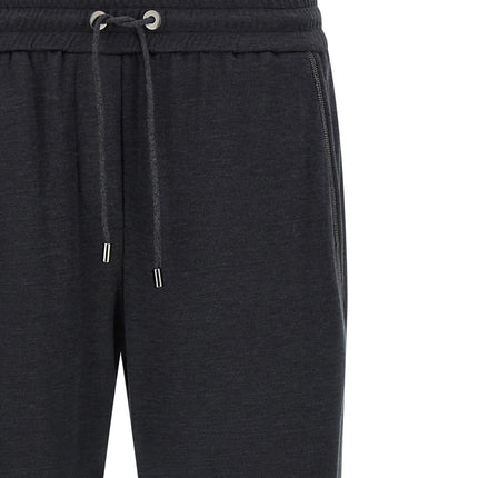 Brunello Cucinelli Gray Cotton Joggers (Workout Pants)