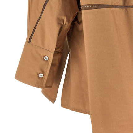 Fabiana Filippi Brown Cotton Blouse