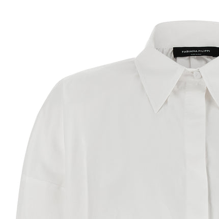 Fabiana Filippi White Cotton Blouse