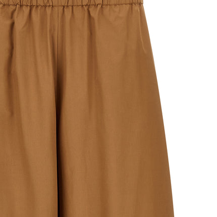 Fabiana Filippi Brown Cotton Casual Pants