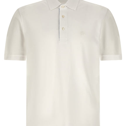 Etro White Cotton Polo Shirt