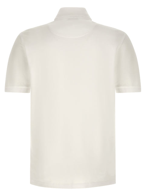 Etro White Cotton Polo Shirt