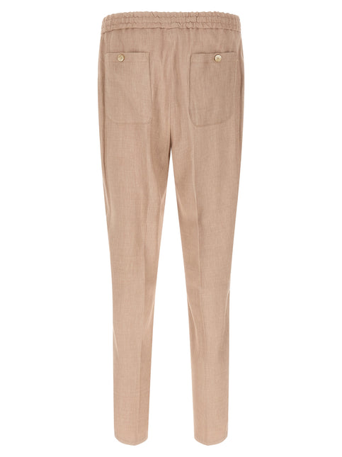 Etro Beige Linen Joggers (Workout Pants)