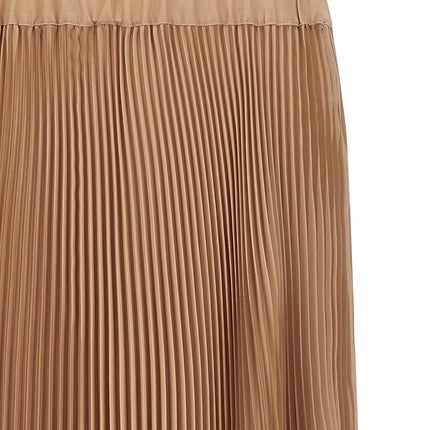 Fabiana Filippi Beige Polyester Midi Skirt