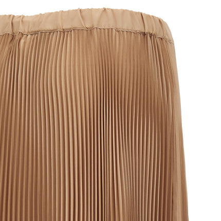 Fabiana Filippi Beige Polyester Midi Skirt
