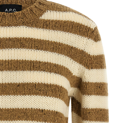 A.P.C. Brown Virgin Wool Cardigan