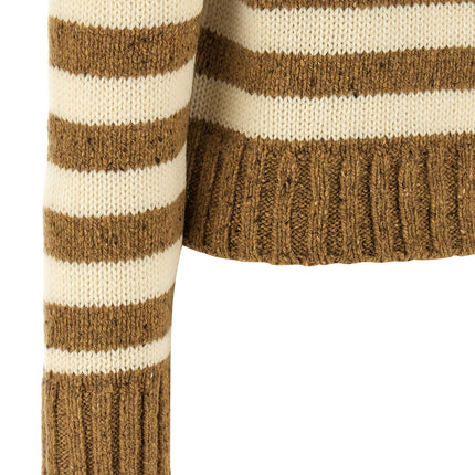 A.P.C. Brown Virgin Wool Cardigan