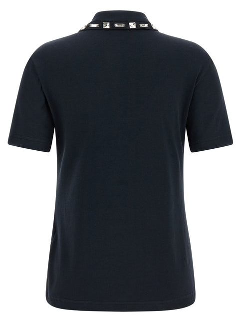 Fabiana Filippi Blue Cotton Polo Shirt