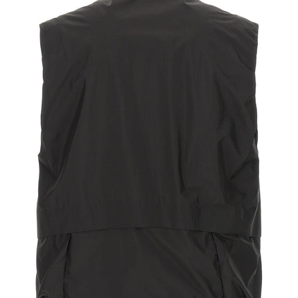 C.P. Company Black Polyamide Sleeveless Jacket
