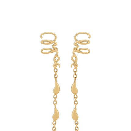 Chloé Gold Brass Earrings