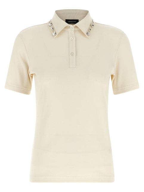 Fabiana Filippi Beige Cotton Polo Shirt