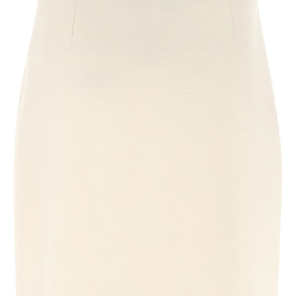 Fabiana Filippi Beige Modal Long Skirt
