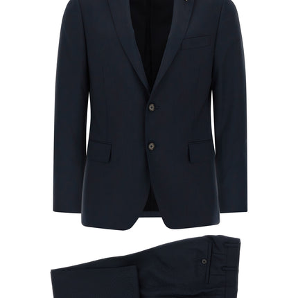 Pal Zileri Blue Wool Two-Piece Suit