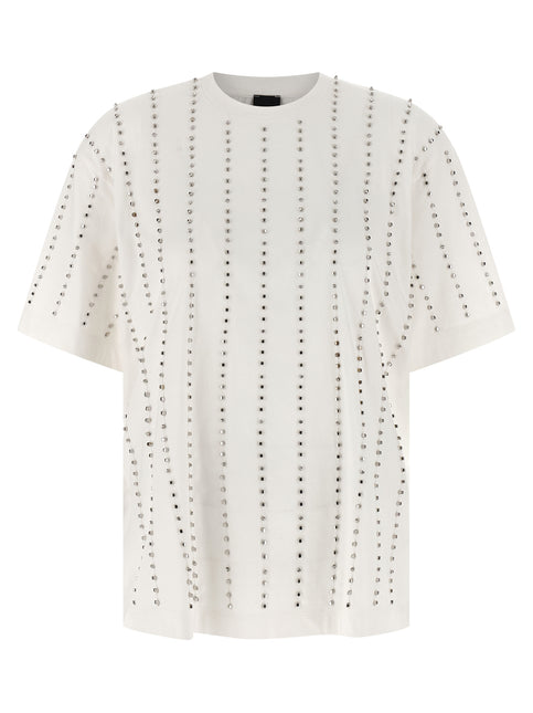 PINKO White Cotton T-Shirt