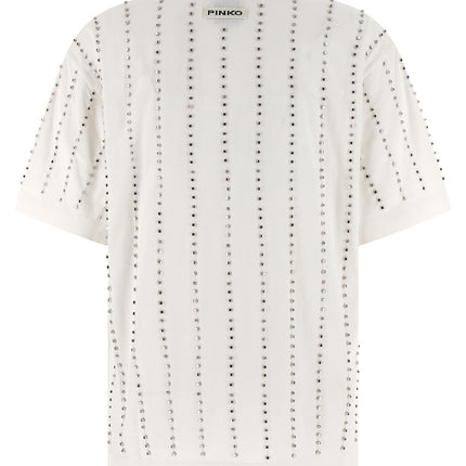 PINKO White Cotton T-Shirt