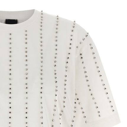 PINKO White Cotton T-Shirt